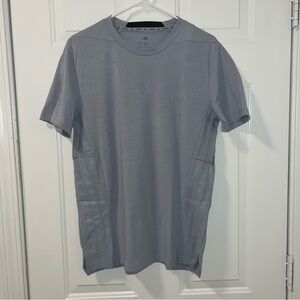 NWT adidas Men’s Designed 4 Training 3-Stripes Tee - Silver